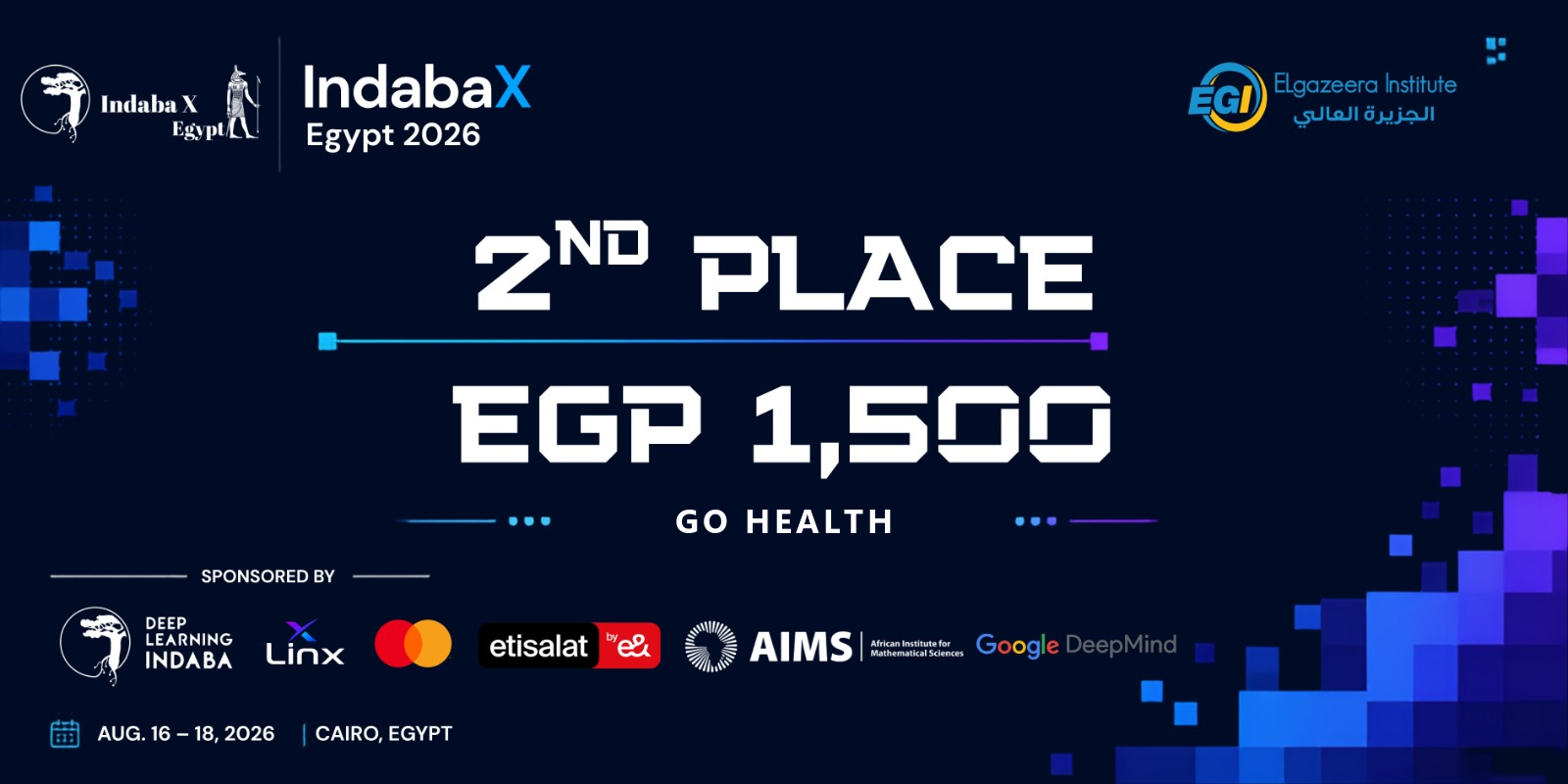 2nd place, AI track: Go Health